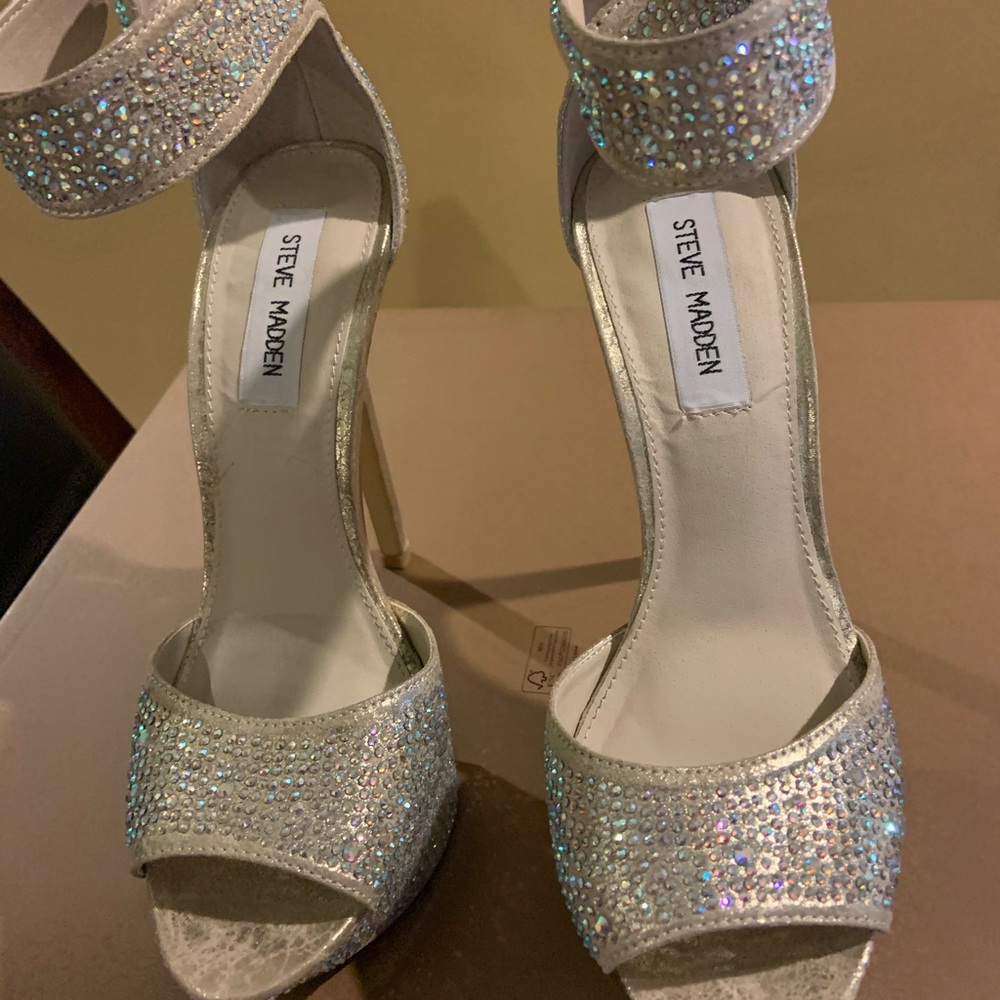 Steve Madden Gold Stilletos